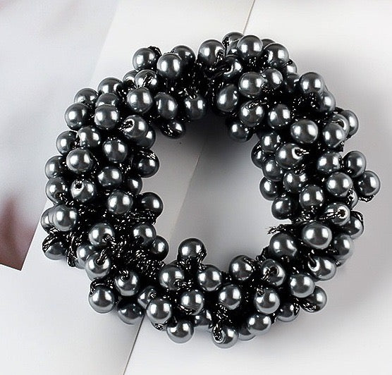 Women Hair Tie With Pearl