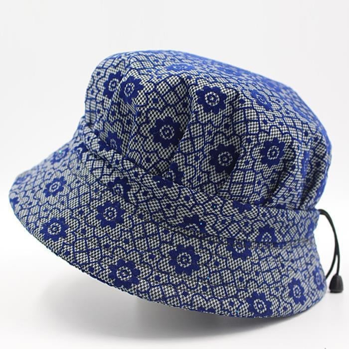 Women Soft Bucket Hat, Blue