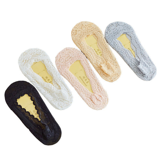 Women Non-Slip Lace Socks