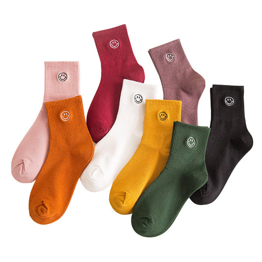 Women Cute Smile Socks