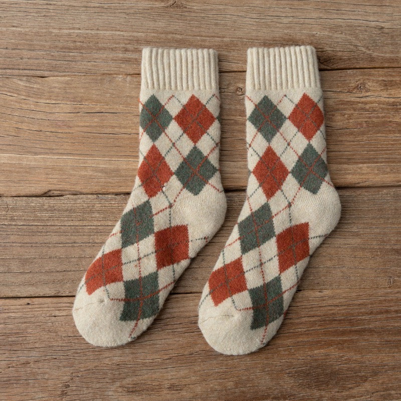 Quality Plaid Socks