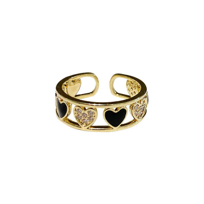 Women Heart Adjustable Ring