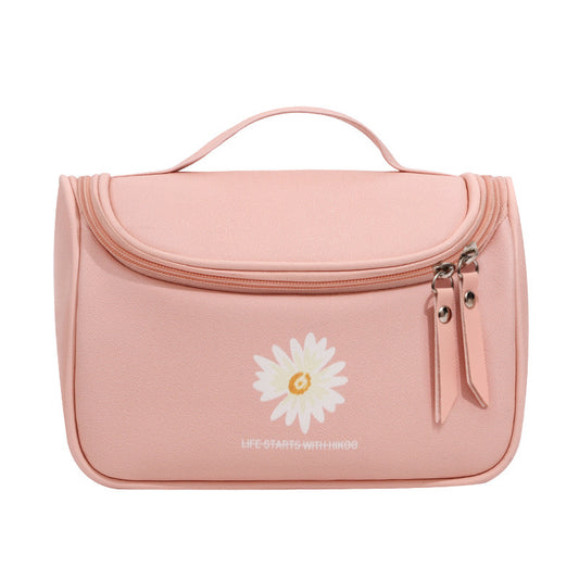 Portable Waterproof Cosmetic Bag, Pink