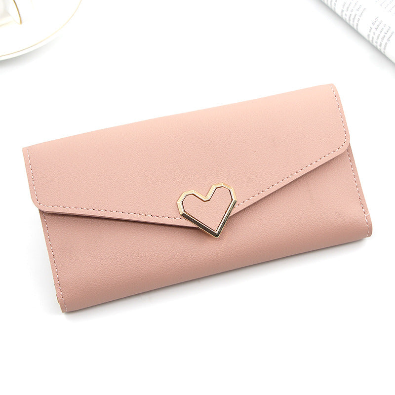 Women Heart Long Wallet, More Colors