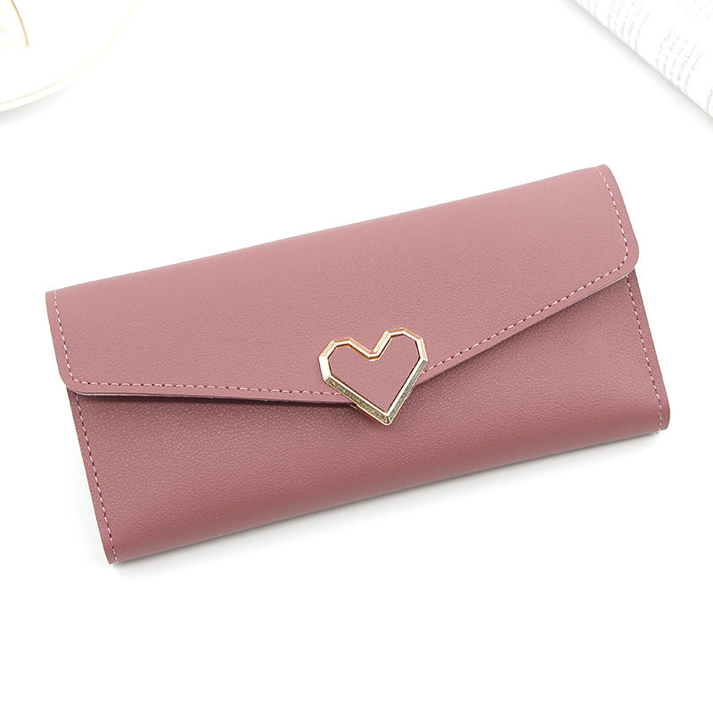 Women Heart Long Wallet, More Colors