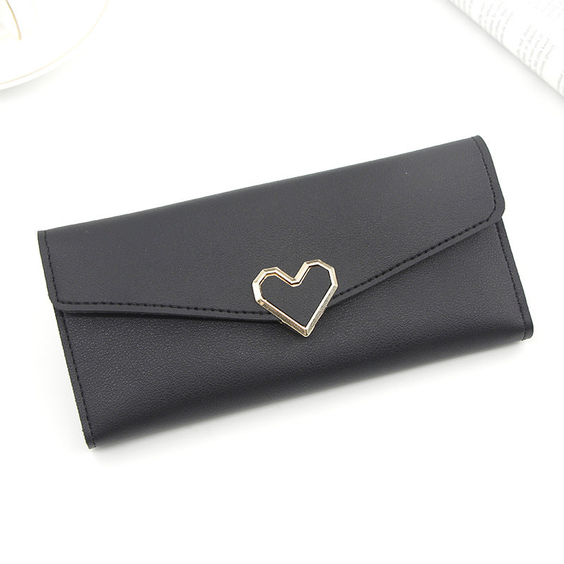 Women Heart Long Wallet, More Colors