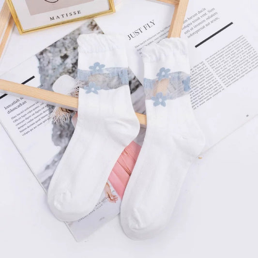 Women Flower Socks