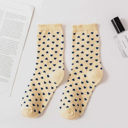 Women Heart Socks