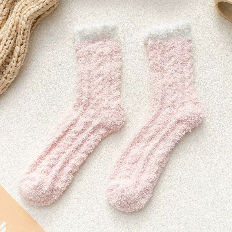 Women Warm Socks, Pink