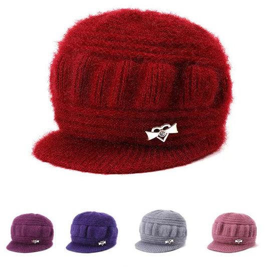 Women Winter Fleece Lined Knitted Warm Hat, More Colors