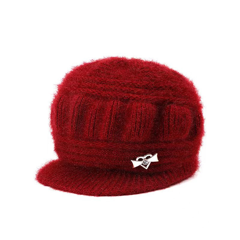 Women Winter Fleece Lined Knitted Warm Hat, More Colors