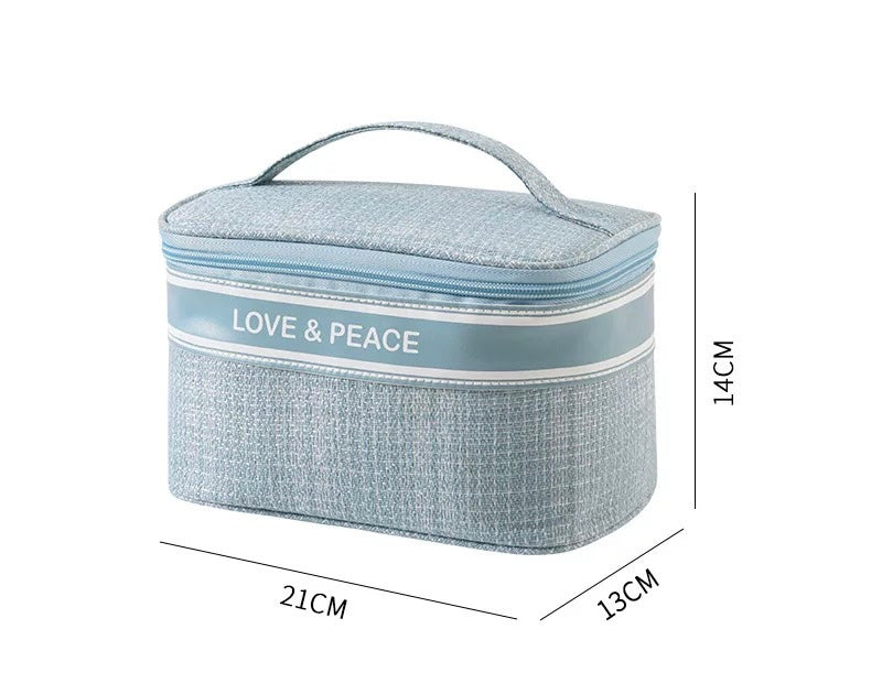 Travel Cosmetic Bag, Blue